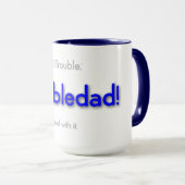 getroubledad! - basic blue mok (Voorkant rechts)