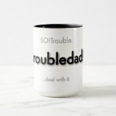getroubledad! - zwart mok (Midden)