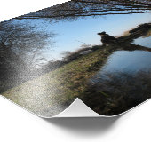 getrouw Boerderij Dog Foto Afdruk (Hoek)