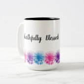 getrouw gezegende Mok (Voorkant links)