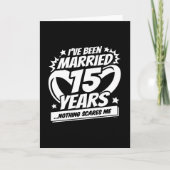 Getrouwd 15 jaar Grappig 15e bruiloft Jubileum Kaart (Voorkant)