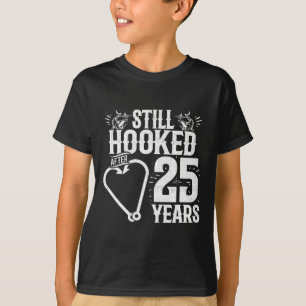 Getrouwd 25 jaar - Gevist paar - 25e bruiloft A T-shirt
