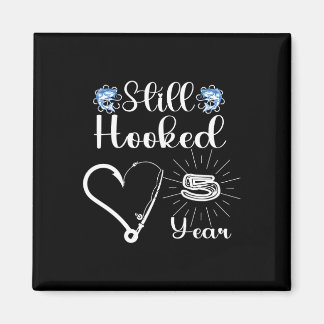 Getrouwd 5 jaar - Gevist paar - 5th Wedding Ann Magneet