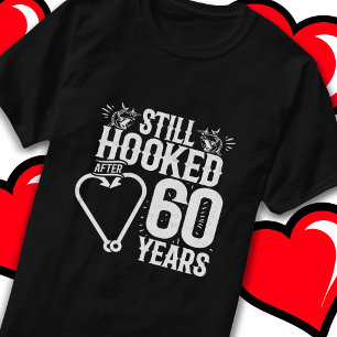 Getrouwd 60 jaar Gevist Grappig 60e Jubileum T-shirt