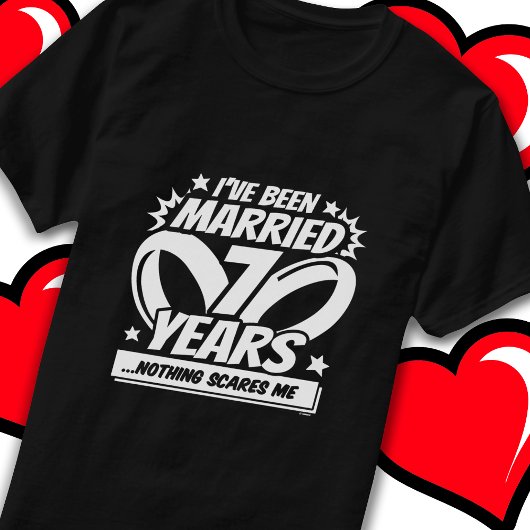 Getrouwd 7 jaar Grappig 7e bruiloft Jubileum T-shirt