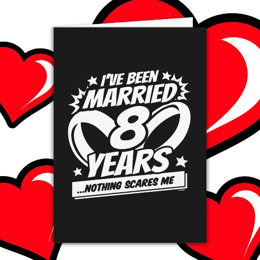 Getrouwd 8 jaar Grappig 8e bruiloft Jubileum Kaart