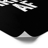 Getrouwd AF bruiloft Jubileum Shirt Poster (Hoek)