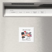 Getrouwd bij laatste cartoon Magnet (Insitu (Vaatwasser))