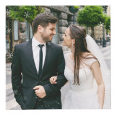 Getrouwd Blij Nieuwgetrouwd Eerste Kerstmis Rood F Kubus (Voorkant)