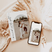 Getrouwd & Bright Christmas Kaart Holiday Arch Fot