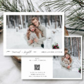 Getrouwd Bright Foto QR Code Bruiloft Aankondiging