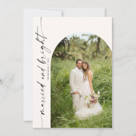 Getrouwd & Bright Holiday Christmas Kaart Arch Fot