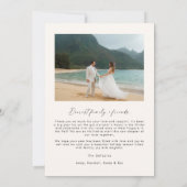 Getrouwd & Bright Holiday Christmas Kaart Arch Fot (Achterkant)