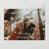 Getrouwd & Bright Kundenspezifische Foto Feestdagenkaart (Voorkant)