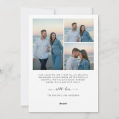 Getrouwd en Bright Pas getrouwd Christmas Beach Fo Feestdagenkaart (Achterkant)