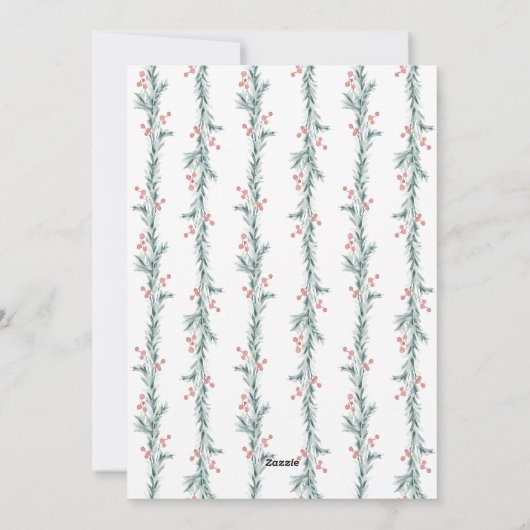 Getrouwd en Bright Pas getrouwd Kerstkaart (Achterkant)