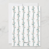 Getrouwd en Bright Pas getrouwd Kerstkaart (Achterkant)