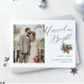 Getrouwd en helder script | Foto Berry Foliage Feestdagenkaart