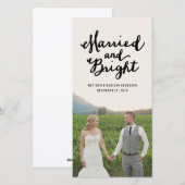 Getrouwd en helder | Vakantiefotokaarten Feestdagenkaart (Voorkant / Achterkant)