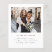 Getrouwd en vrolijk boog boog boog foto budget ker (Achterkant)