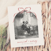 Getrouwd en vrolijk boog boog boog foto budget ker