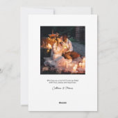 Getrouwd en Vrolijk Foto Overlay Feestdagenkaart (Achterkant)