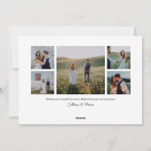 Getrouwd en Vrolijk Foto Overlay Feestdagenkaart (Achterkant)