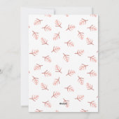 Getrouwd en vrolijk handgeschreven paar Fotovakant Feestdagenkaart (Achterkant)