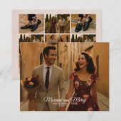 Getrouwd en vrolijk Kaart (Voorkant / Achterkant)