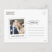 Getrouwd en vrolijk | kerst-Briefkaart Feestdagenkaart (Achterkant)