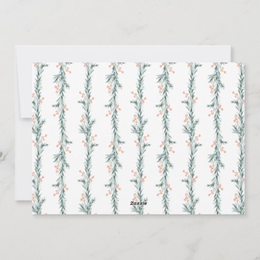 Getrouwd en vrolijk Multiphoto Eerste Kerst Kaart (Achterkant)