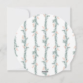 Getrouwd en vrolijk rond eerste kerst Kaart (Achterkant)