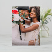 Getrouwd & Helder Geborsteld Feest Overlay Folie Feestdagenkaart (Staand Voorkant)