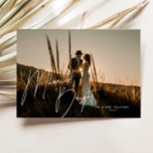 Getrouwd + Helder Nieuwgetrouwd Script Volledige F Feestdagenkaart