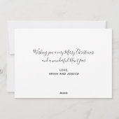 Getrouwd & Helder Schitteren Feestdagenkaart (Achterkant)