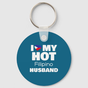 Getrouwd Hete Filipijnen Man Liefde Sleutelhanger