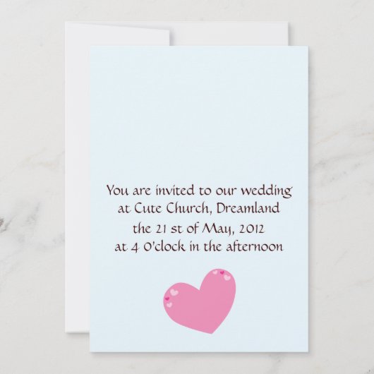 Getrouwd hond paar save the date (Achterkant)