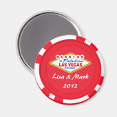 Getrouwd in Las Vegas magneet (Voorkant / Achterkant)