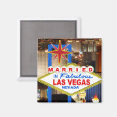 Getrouwd In Las Vegas Magneet (Voorkant / Achterkant)