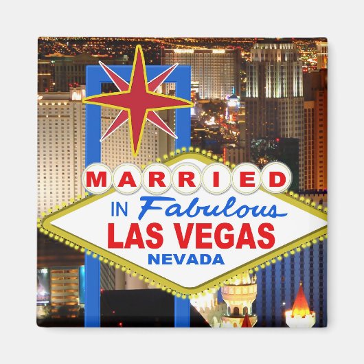Getrouwd In Las Vegas Magneet (Voorkant)