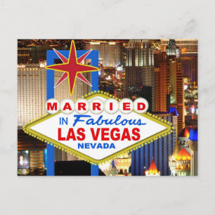 Getrouwd In LAS VEGAS Postkaart
