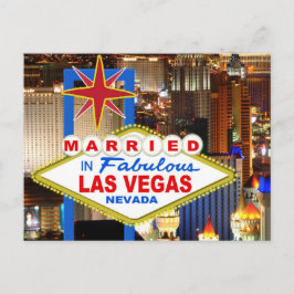 Getrouwd In LAS VEGAS Postkaart