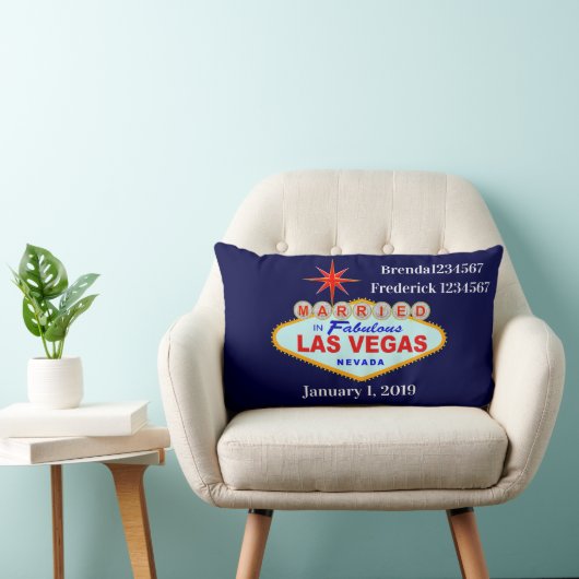 Getrouwd in Las Vegas Sierkussen Kussen (Stoel)