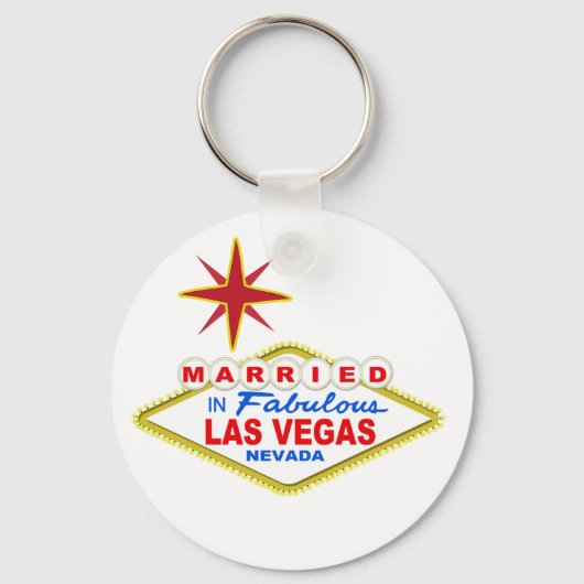 Getrouwd In Las Vegas Sleutelhanger (Voorkant)