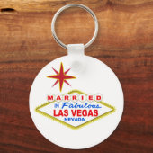 Getrouwd In Las Vegas Sleutelhanger (Voorkant)