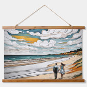 Getrouwd in liefde hangend wandkleed (Voorkant)