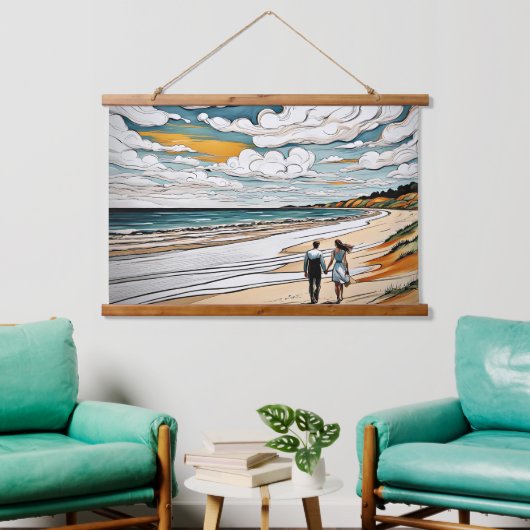 Getrouwd in liefde hangend wandkleed (Woonkamer)