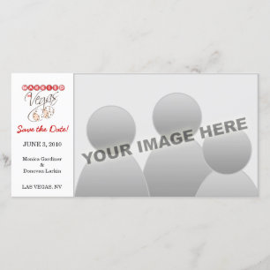 Getrouwd in Vegas Bewaar de datum Save The Date