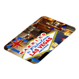Getrouwd in Vegas Koelkastmagneet Magneet