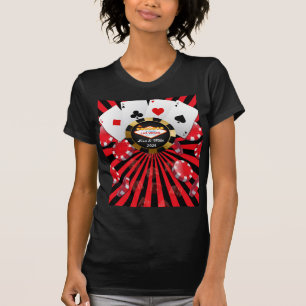 Getrouwd in Vegas Poker Chip T-shirt
